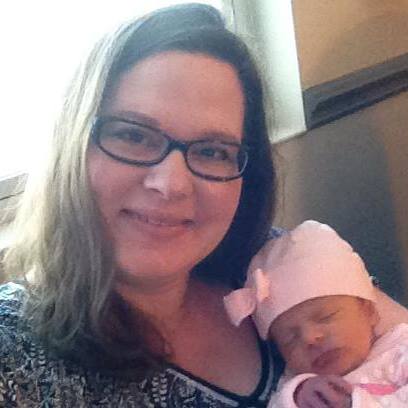 Kristal Carlson with 3 days old daughter Eden. (Courtesy of the Carlson family)