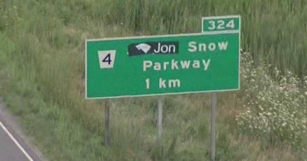 Jon snow parkway